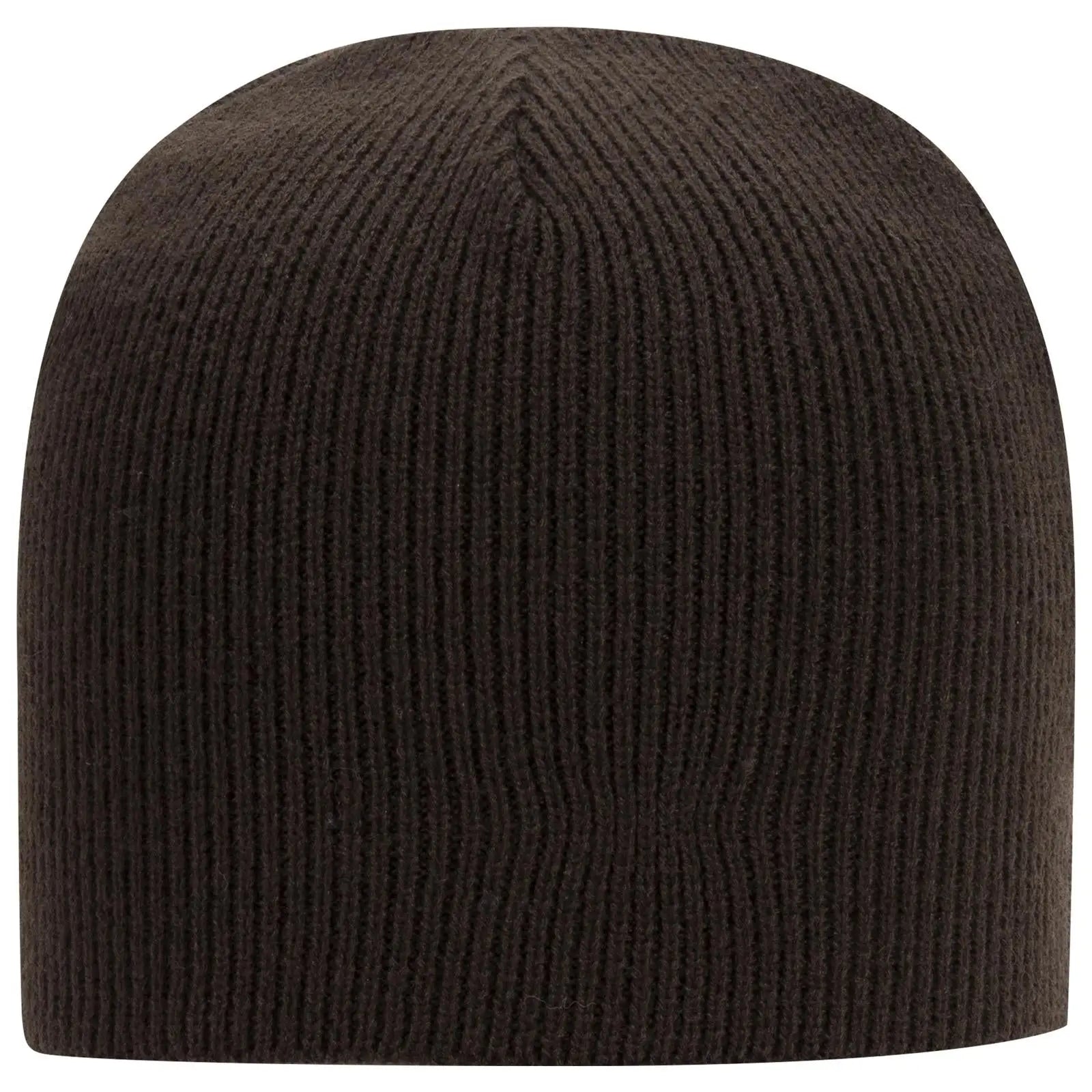 OTTO 82-970 8 1/2’’ Classic Knit Beanie - Dk. Brown - Dk. Brown / 6 1/2’’ - 7 5/8’’