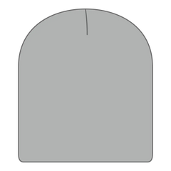 OTTO 82-970 8 1/2’’ Classic Knit Beanie - Gray - Gray / 6 1/2’’ - 7 5/8’’