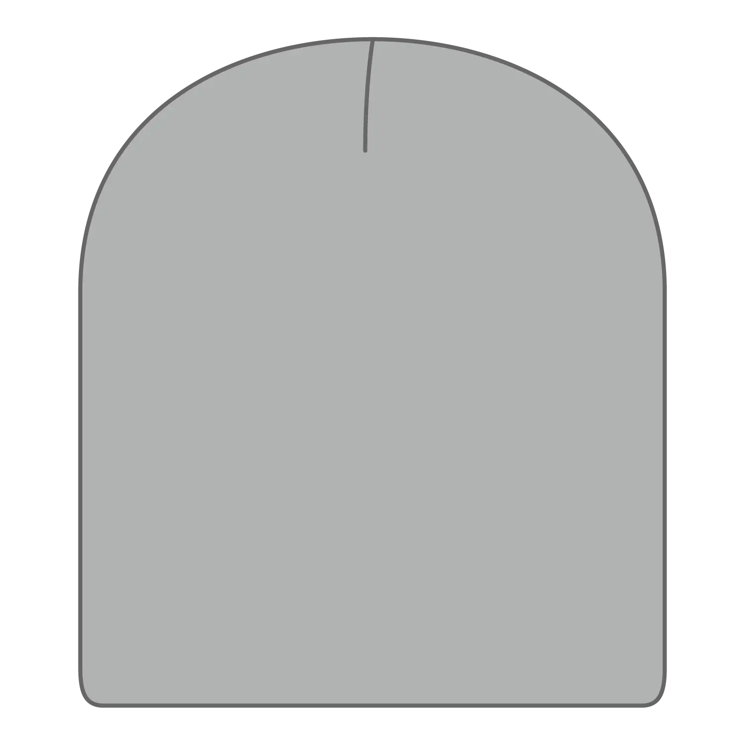 OTTO 82-970 8 1/2’’ Classic Knit Beanie - Gray - Gray / 6 1/2’’ - 7 5/8’’
