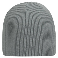 OTTO 82-970 8 1/2’’ Classic Knit Beanie - Gray - Gray / 6 1/2’’ - 7 5/8’’
