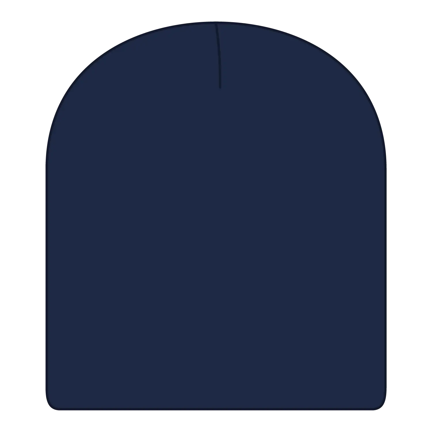 OTTO 82-970 8 1/2’’ Classic Knit Beanie - Navy - Navy / 6 1/2’’ - 7 5/8’’