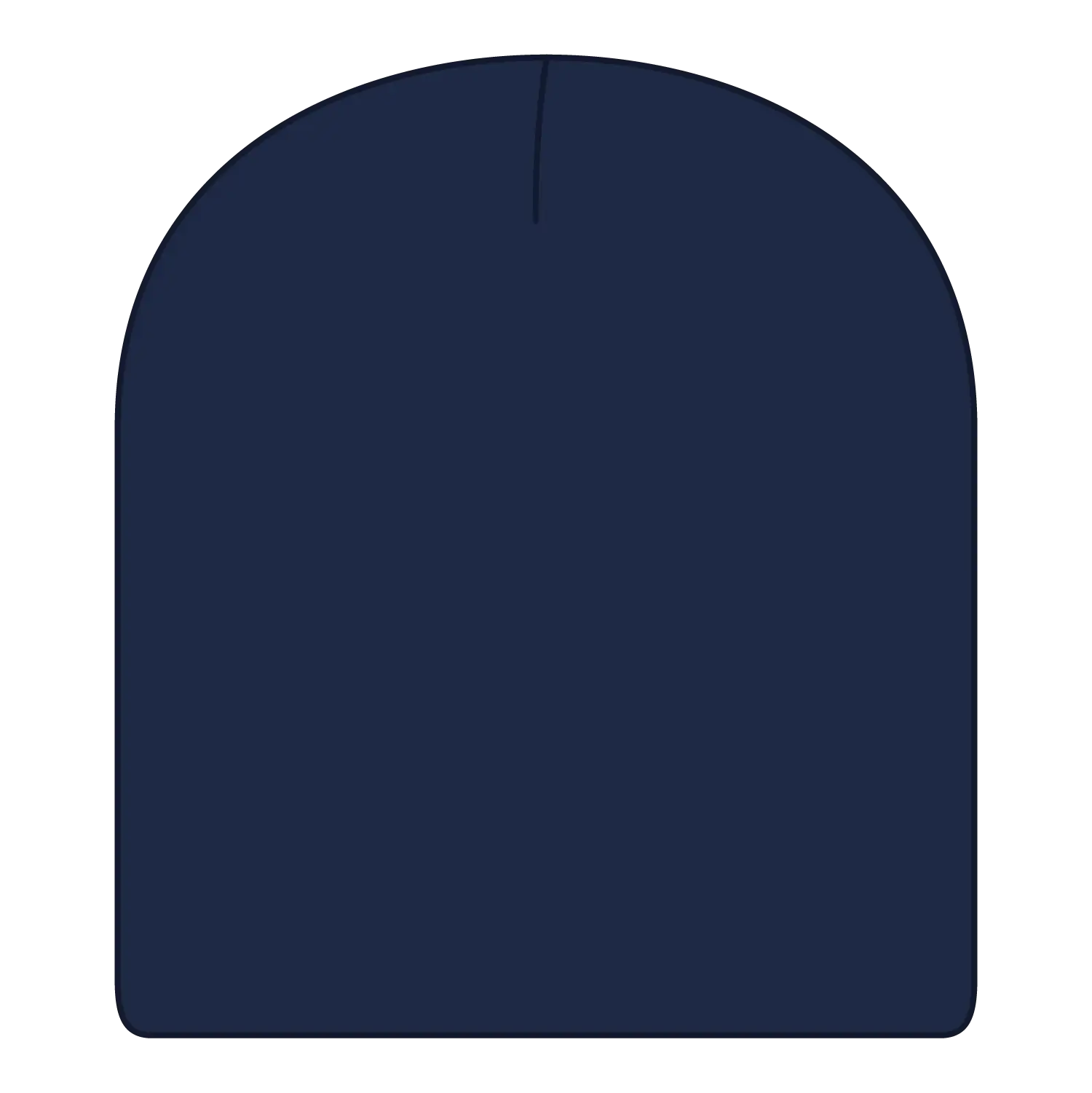 OTTO 82-970 8 1/2’’ Classic Knit Beanie - Navy - Navy / 6 1/2’’ - 7 5/8’’