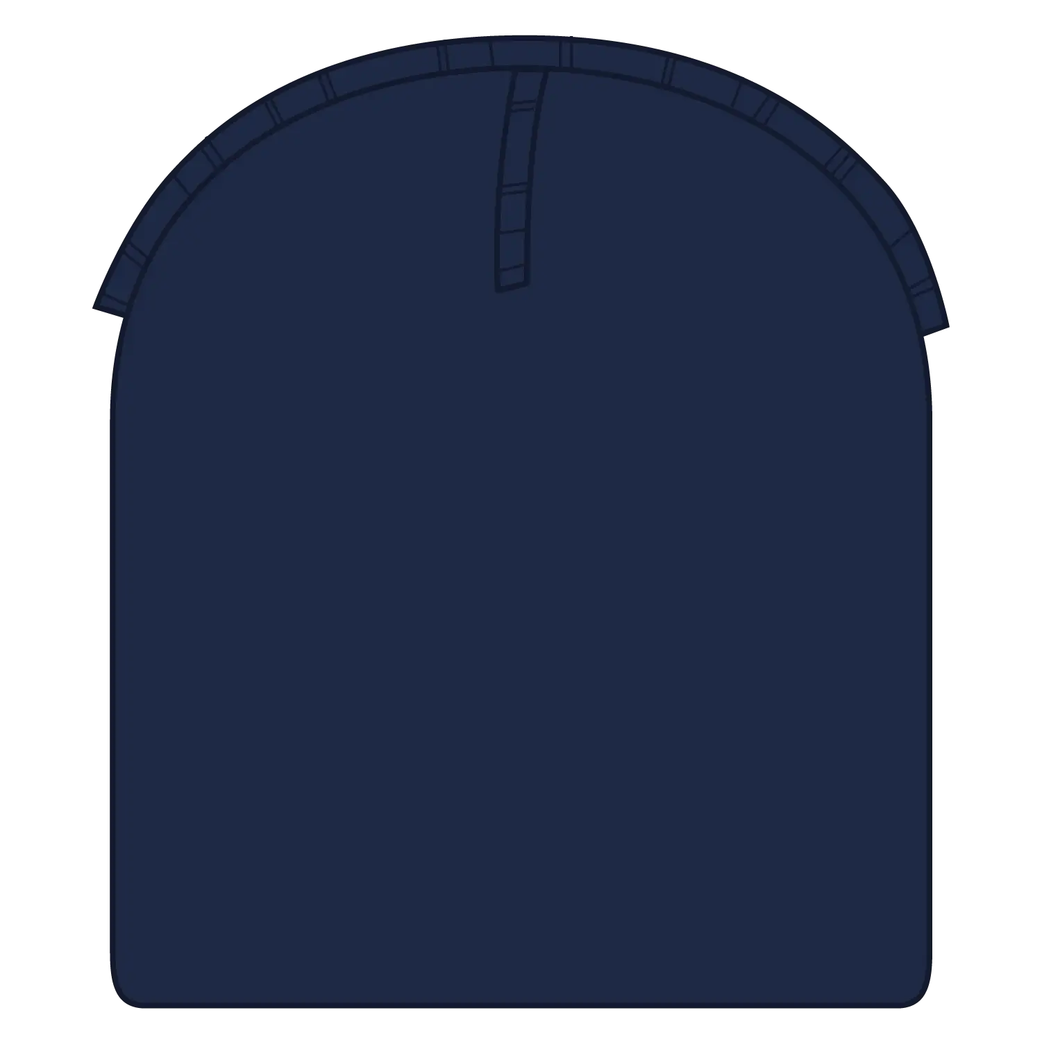OTTO 82-970 8 1/2’’ Classic Knit Beanie - Navy - Navy / 6 1/2’’ - 7 5/8’’
