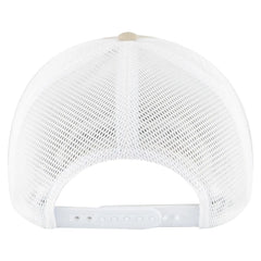 OTTO 83-1 ’OTTO Comfy Fit’ 6 Panel Low Profile Mesh Back Trucker Cap - Kha/Wht - Kha/Wht / 7 3/8’’ - 7 5/8’’