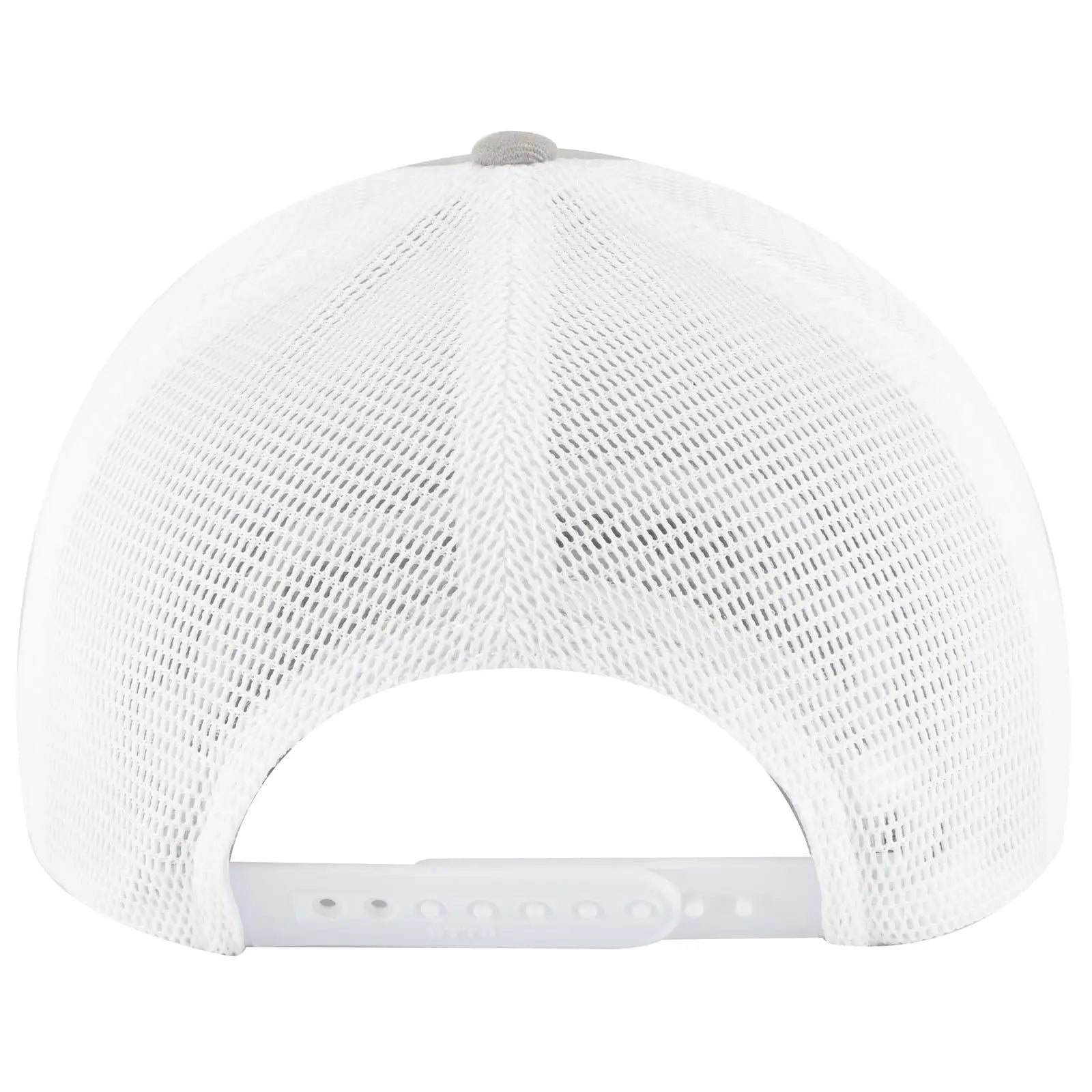 OTTO 83-1 ’OTTO Comfy Fit’ 6 Panel Low Profile Mesh Back Trucker Cap - Gry/Wht - Gry/Wht / 7 3/8’’ - 7 5/8’’