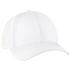 OTTO 83-1 ’OTTO Comfy Fit’ 6 Panel Low Profile Mesh Back Trucker Cap - White - White / 7 3/8’’ - 7 5/8’’