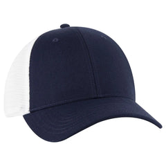 OTTO 83-1 ’OTTO Comfy Fit’ 6 Panel Low Profile Mesh Back Trucker Cap - Nvy/Wht - Nvy/Wht / 7 3/8’’ - 7 5/8’’