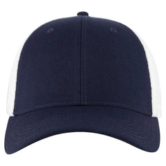 OTTO 83-1 ’OTTO Comfy Fit’ 6 Panel Low Profile Mesh Back Trucker Cap - Nvy/Wht - Nvy/Wht / 7 3/8’’ - 7 5/8’’