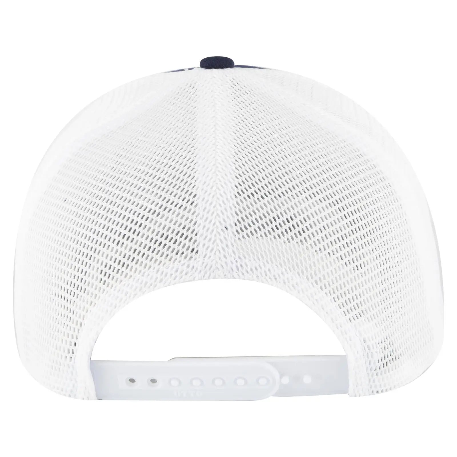 OTTO 83-1 ’OTTO Comfy Fit’ 6 Panel Low Profile Mesh Back Trucker Cap - Nvy/Wht - Nvy/Wht / 7 3/8’’ - 7 5/8’’