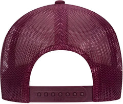 OTTO 83-1212 6 Panel Cork Mesh Back Cap - Burgandy Maroon Cork Burgandy Maroon - Maroon Cork / One Size Fits Most