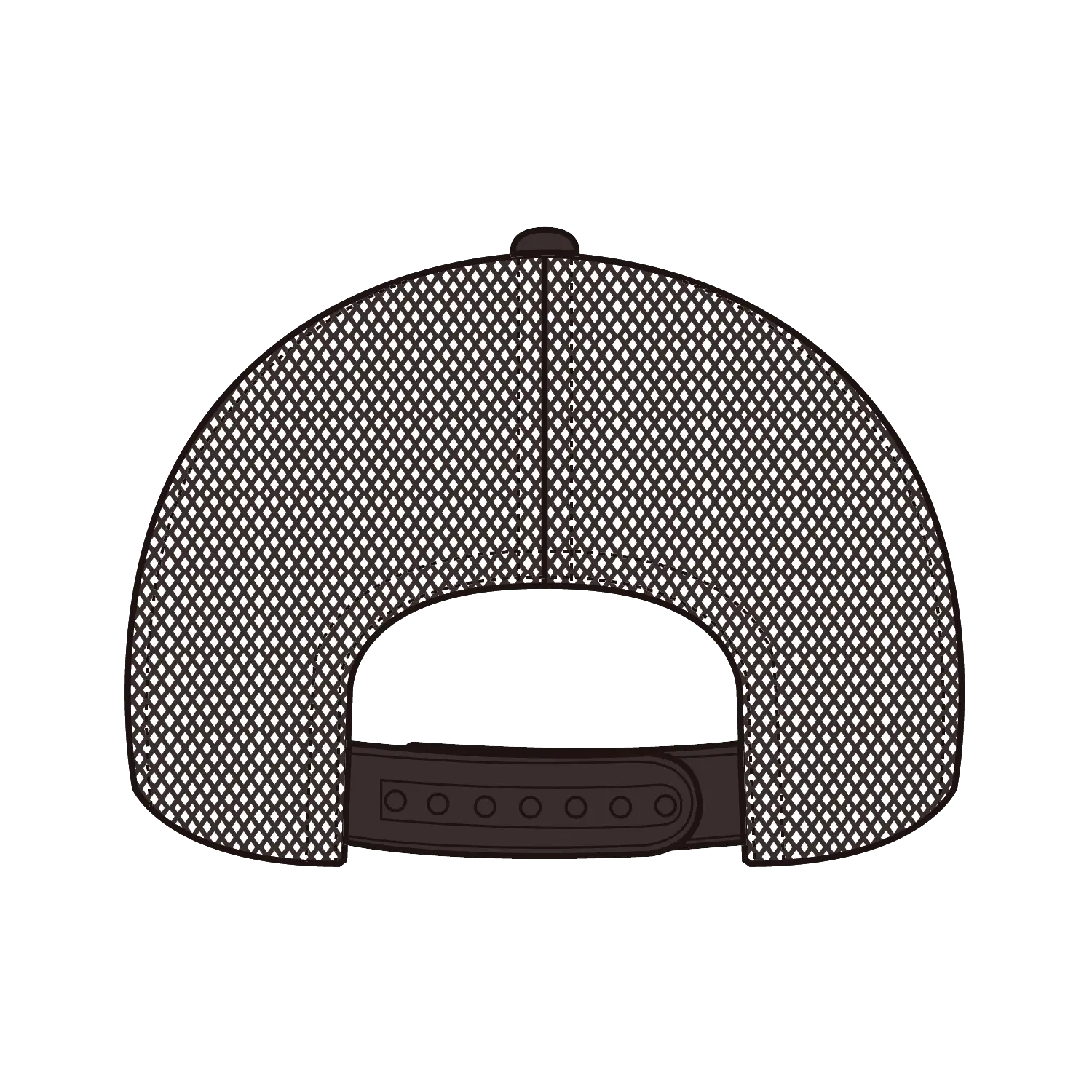 OTTO 83-1212 6 Panel Low Profile Mesh Back Trucker Cap - D.Brn/Cork/D.Brn - D.Brn/Cork/D.Brn / 6 1/2’’ - 7 5/8’’