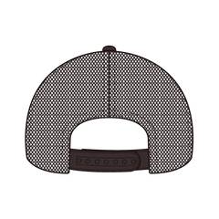 OTTO 83-1212 6 Panel Low Profile Mesh Back Trucker Cap - D.Brn/Cork/D.Brn - D.Brn/Cork/D.Brn / 6 1/2’’ - 7 5/8’’