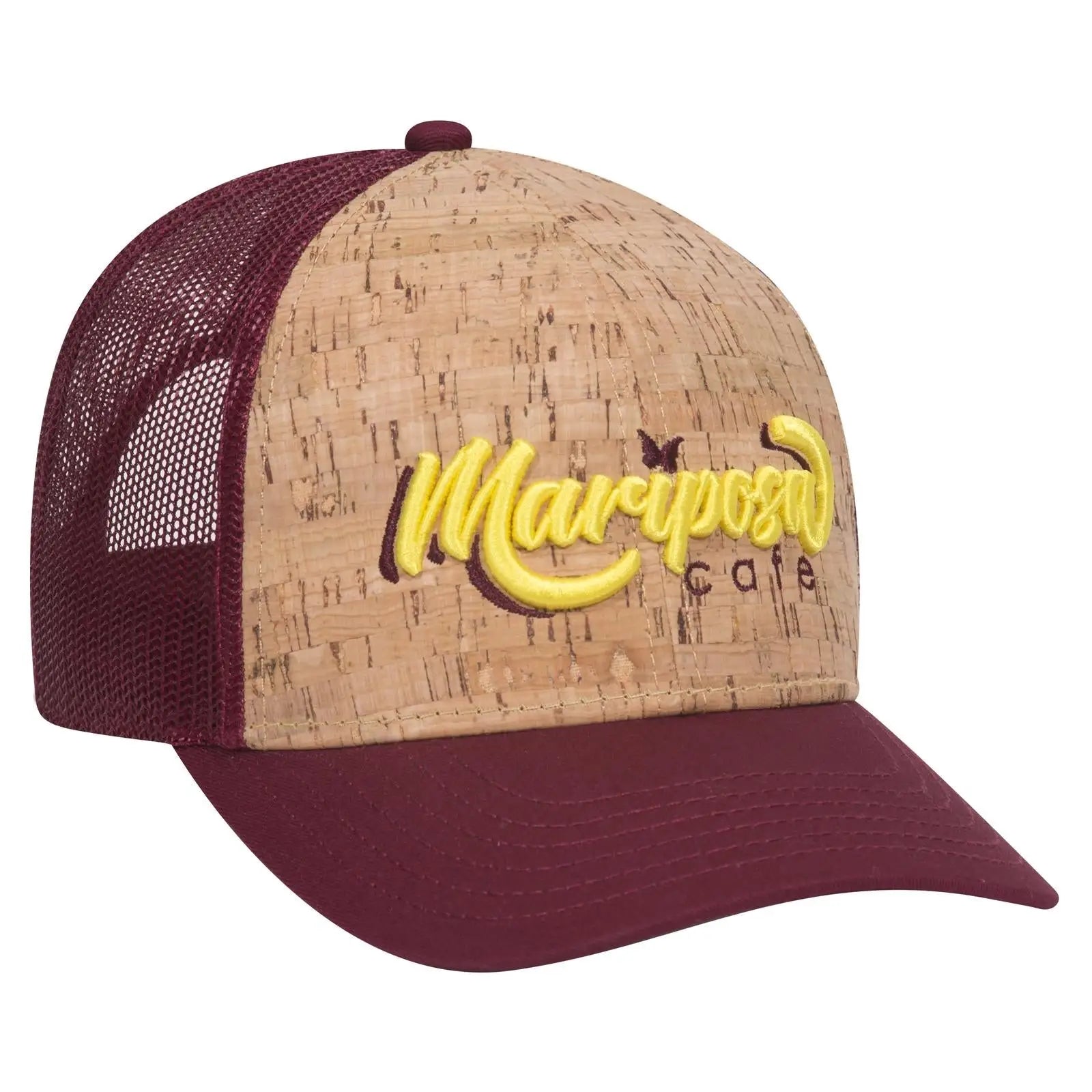 OTTO 83-1212 6 Panel Low Profile Mesh Back Trucker Cap - Bg Mrn/Crk/Bg Mrn - Bg Mrn/Crk/Bg Mrn / 6 1/2’’ - 7 5/8’’