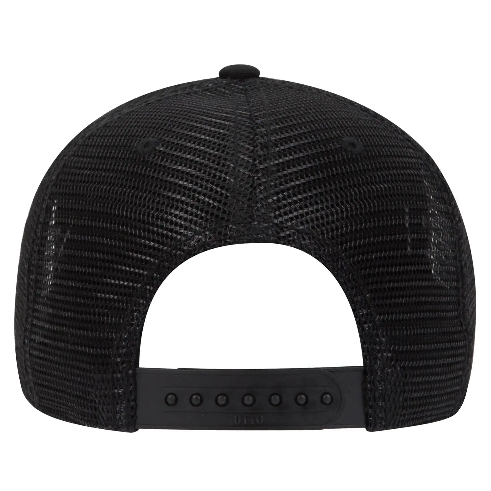 OTTO 83-1212 6 Panel Low Profile Mesh Back Trucker Cap - Blk/Cork/Blk - Blk/Cork/Blk / 6 1/2’’ - 7 5/8’’