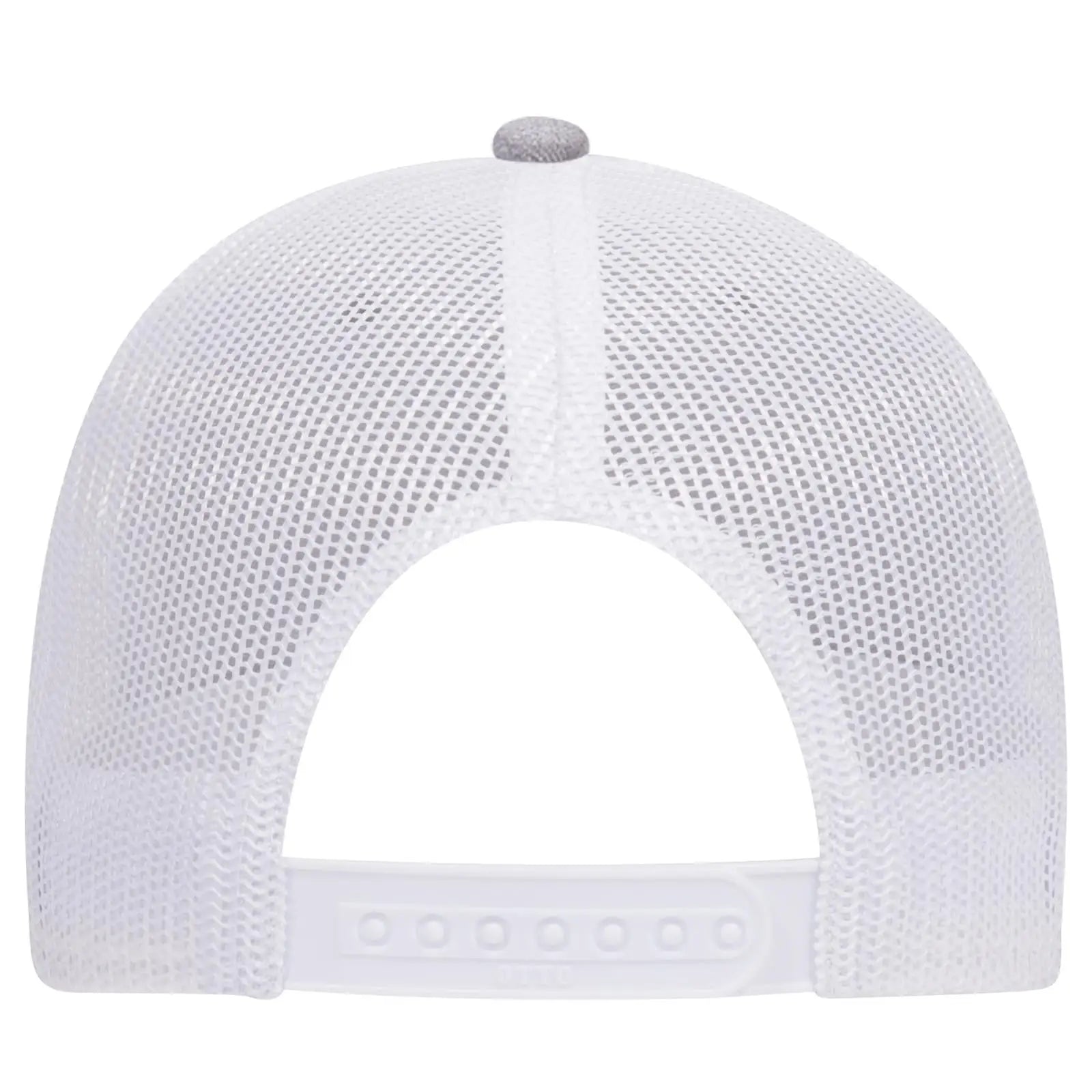 OTTO 83-1239 6 Panel Low Profile Mesh Back Trucker Cap - HeatherGray/Maroon/White - HeatherGray/Maroon/White / 6 1/2’’