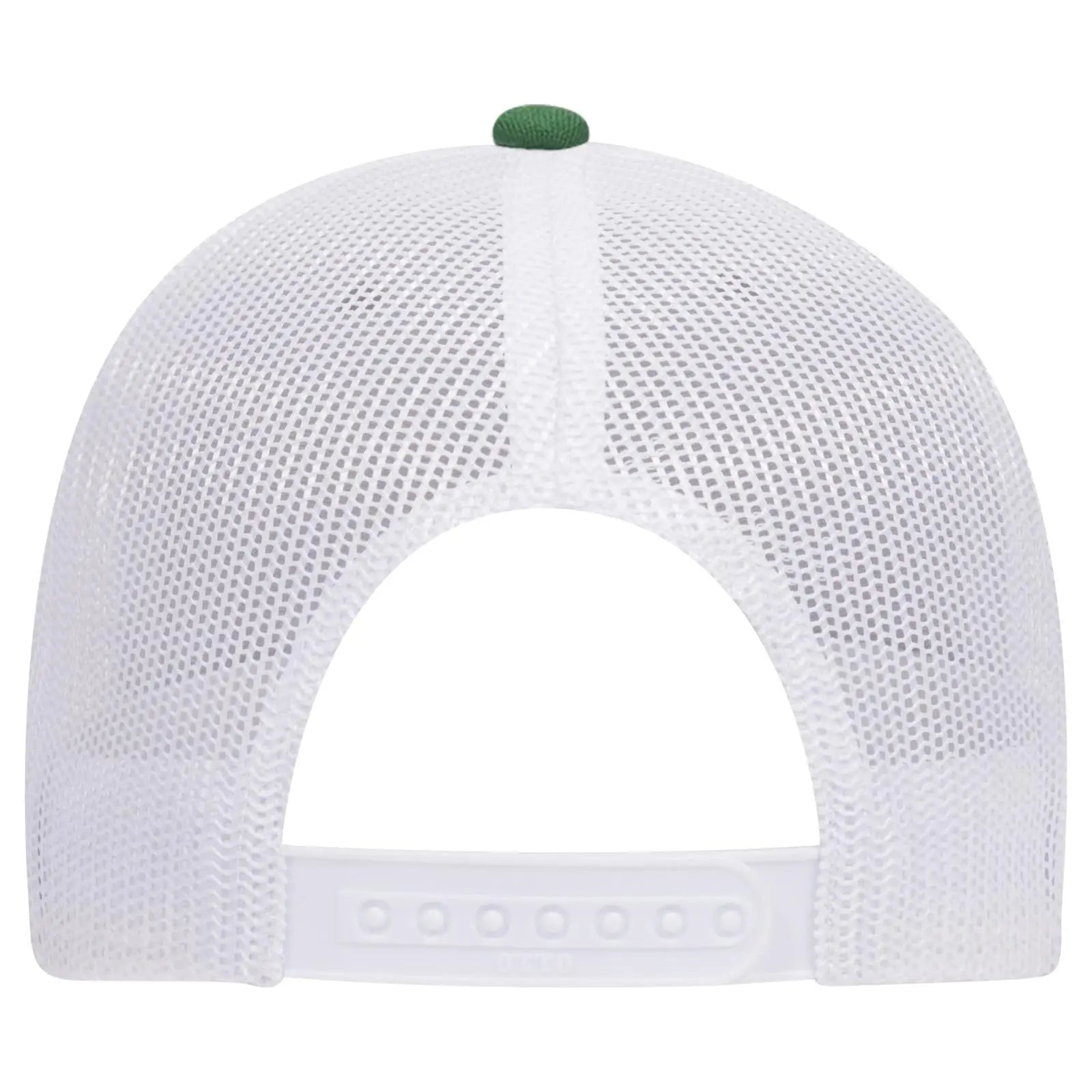 OTTO 83-1239 6 Panel Low Profile Mesh Back Trucker Cap - Kelly/HeatherGray/White - Kelly/HeatherGray/White / 6 1/2’’
