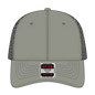OTTO 83-1239 6 Panel Low Profile Mesh Back Trucker Cap - Ol.Grn/Ol.Grn/Blk - Ol.Grn/Ol.Grn/Blk / 6 1/2’’ - 7 5/8’’