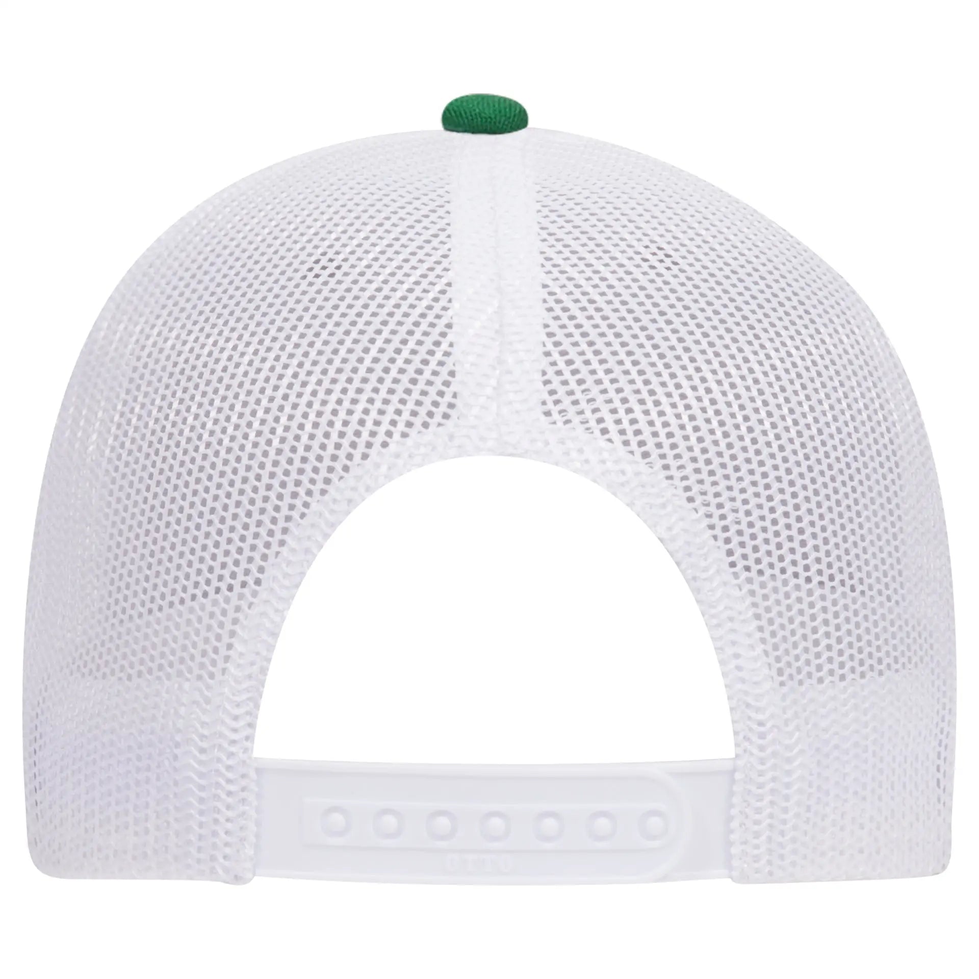 OTTO 83-1239 6 Panel Low Profile Mesh Back Trucker Cap - Kelly/HeatherGray/White - Kelly/HeatherGray/White / 6 1/2’’