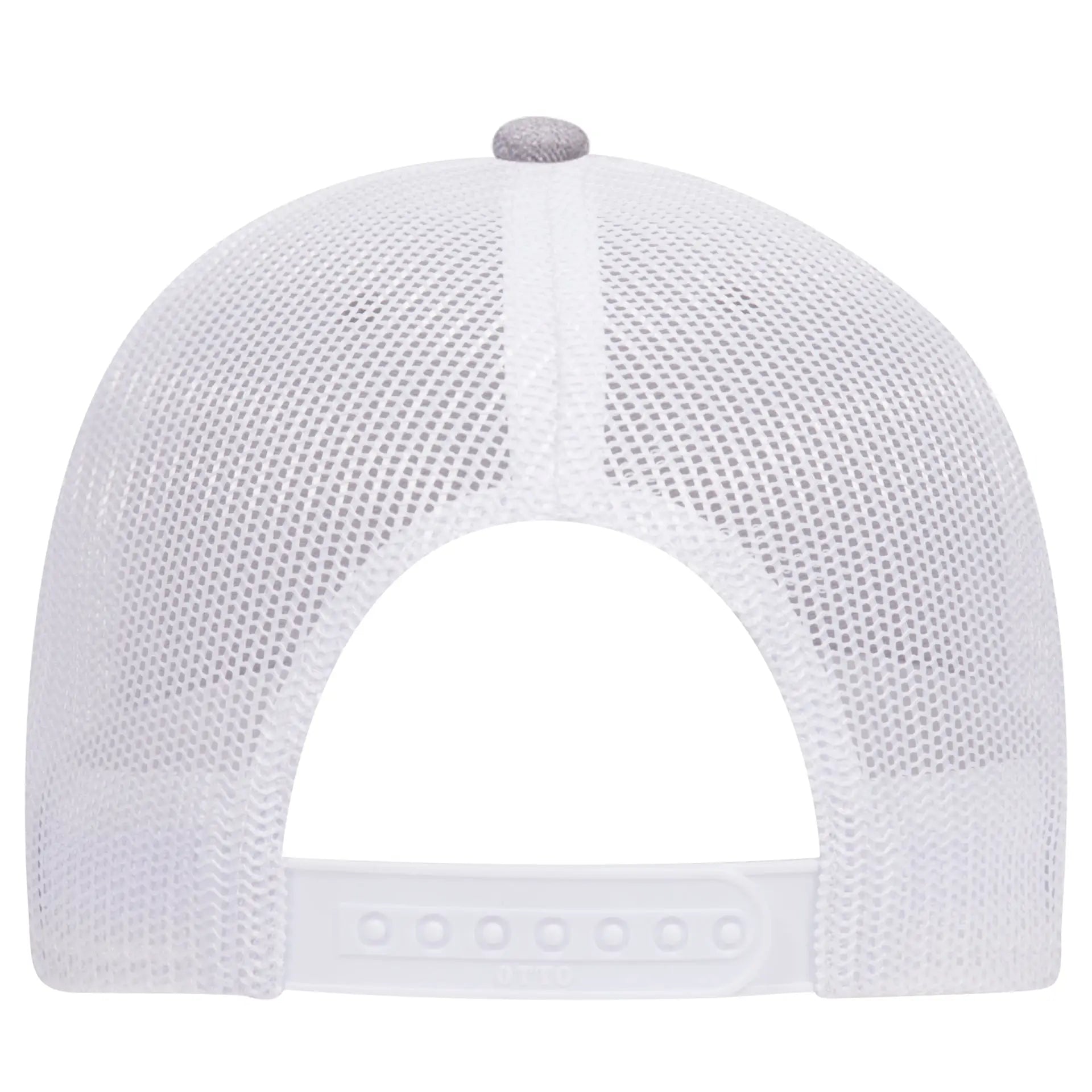 OTTO 83-1239 6 Panel Low Profile Mesh Back Trucker Cap - HeatherGray/Maroon/White - HeatherGray/Maroon/White / 6 1/2’’