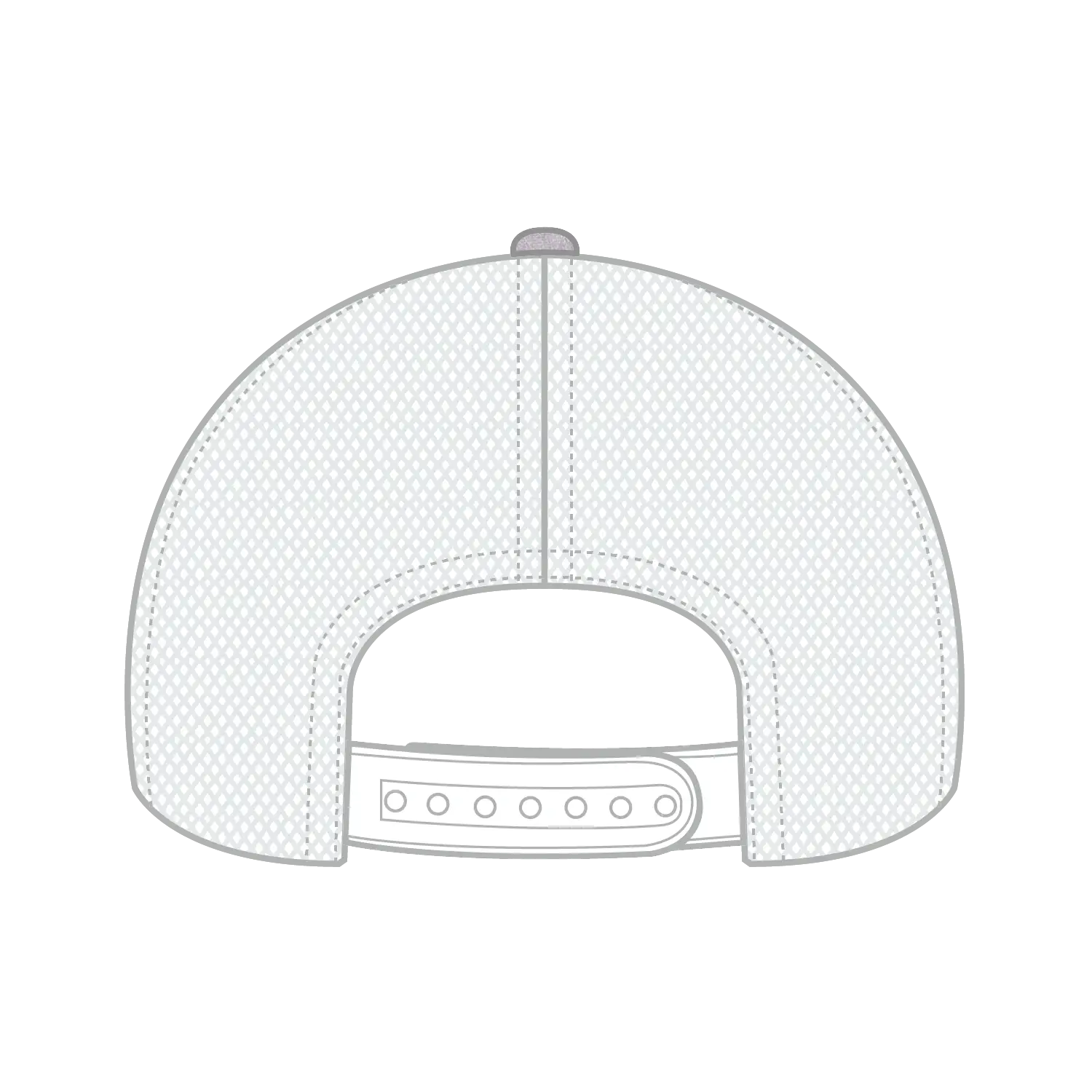 OTTO 83-1239 6 Panel Low Profile Mesh Back Trucker Cap - HeatherGray/Maroon/White - HeatherGray/Maroon/White / 6 1/2’’