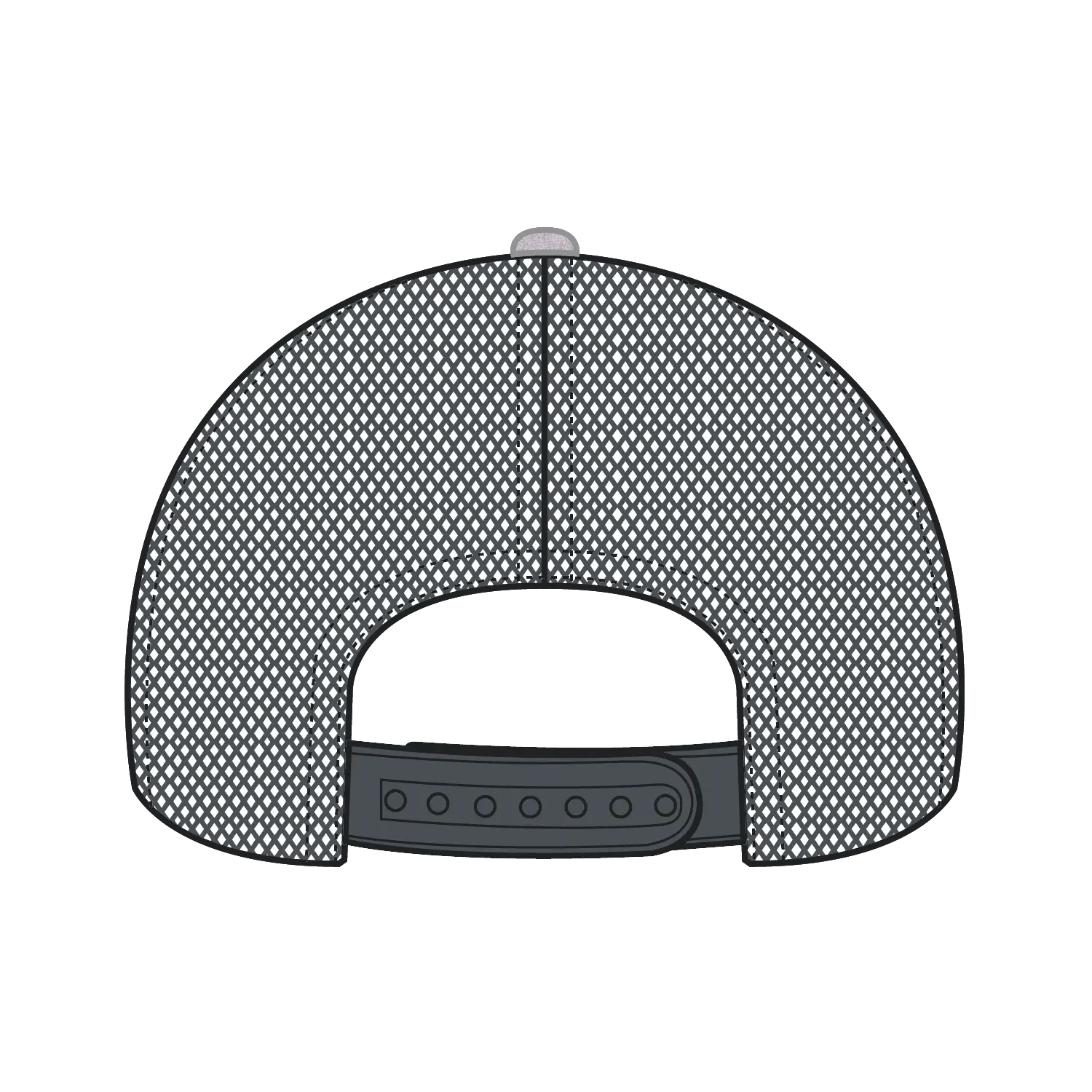 OTTO 83-1239 6 Panel Low Profile Mesh Back Trucker Cap - Ch Gry/Ht Gry/Ch Gry - Ch Gry/Ht Gry/Ch Gry / 6 1/2’’ - 7 5/8’’