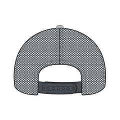 OTTO 83-1239 6 Panel Low Profile Mesh Back Trucker Cap - Ch Gry/Ht Gry/Ch Gry - Ch Gry/Ht Gry/Ch Gry / 6 1/2’’ - 7 5/8’’