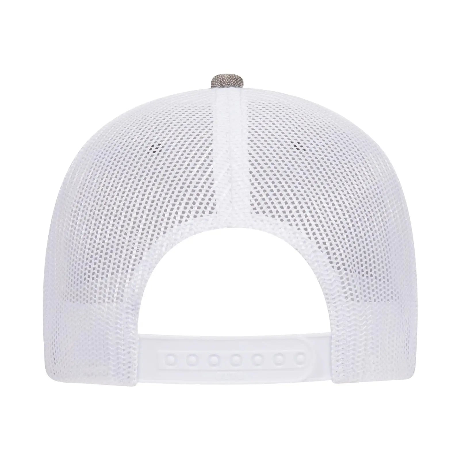 OTTO 83-1239 6 Panel Low Profile Mesh Back Trucker Cap - Ch.Gry/Wht - Ch.Gry/Wht / 6 1/2’’ - 7 5/8’’