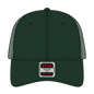 OTTO 83-1239 6 Panel Low Profile Mesh Back Trucker Cap - Dk. Green - Dk. Green / 6 1/2’’ - 7 5/8’’