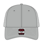 OTTO 83-1239 6 Panel Low Profile Mesh Back Trucker Cap - Gray - Gray / 6 1/2’’ - 7 5/8’’