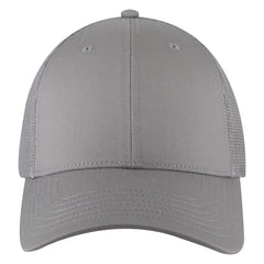 OTTO 83-1239 6 Panel Low Profile Mesh Back Trucker Cap - Gray - Gray / 6 1/2’’ - 7 5/8’’
