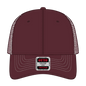OTTO 83-1239 6 Panel Low Profile Mesh Back Trucker Cap - Maroon - Maroon / 6 1/2’’ - 7 5/8’’