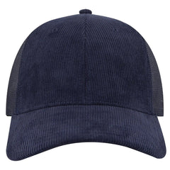 OTTO 83-1239 6 Panel Low Profile Mesh Back Trucker Cap - Nv Blu - Nv Blu / 6 1/2’’ - 7 5/8’’