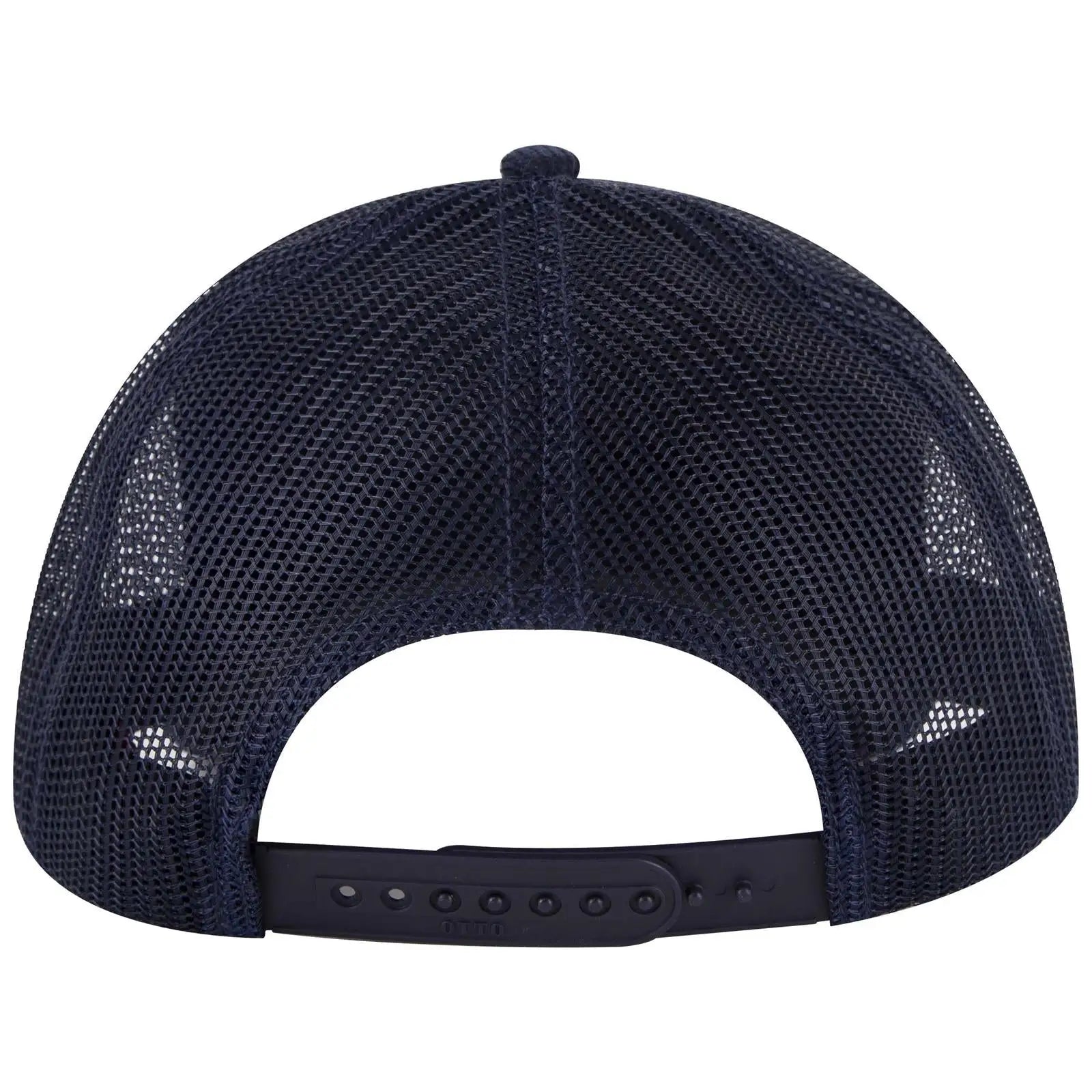 OTTO 83-1239 6 Panel Low Profile Mesh Back Trucker Cap - Nv Blu - Nv Blu / 6 1/2’’ - 7 5/8’’