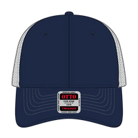 OTTO 83-1239 6 Panel Low Profile Mesh Back Trucker Cap - Nvy/Nvy/Gry - Nvy/Nvy/Gry / 6 1/2’’ - 7 5/8’’