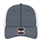 OTTO 83-1239 6 Panel Low Profile Mesh Back Trucker Cap - Nvy/Wht - Nvy/Wht / 6 1/2’’ - 7 5/8’’