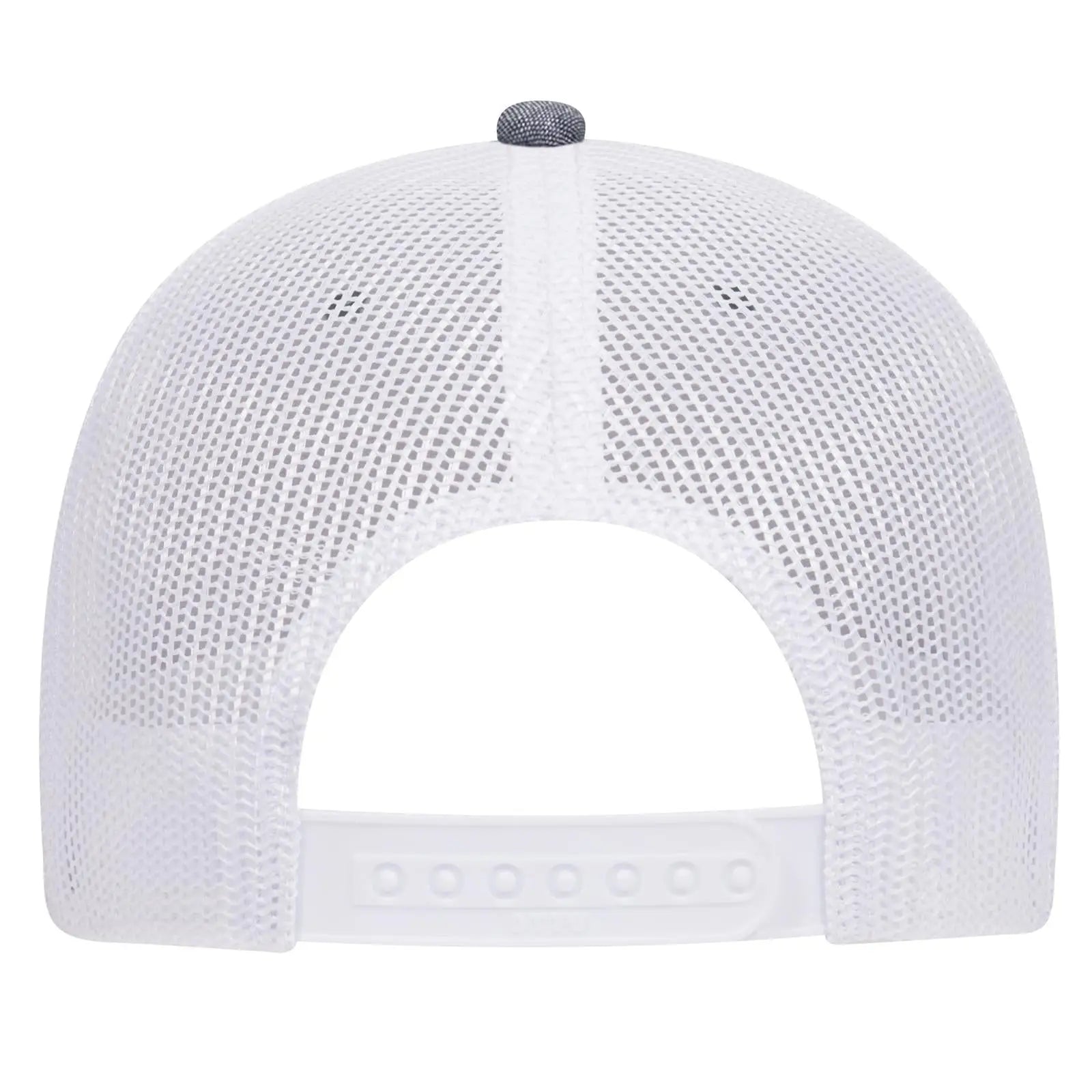 OTTO 83-1239 6 Panel Low Profile Mesh Back Trucker Cap - Nvy/Wht - Nvy/Wht / 6 1/2’’ - 7 5/8’’