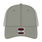OTTO 83-1239 6 Panel Low Profile Mesh Back Trucker Cap - Ol. Green - Ol. Green / 6 1/2’’ - 7 5/8’’