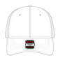 OTTO 83-1239 6 Panel Low Profile Mesh Back Trucker Cap - White - White / 6’’ - 7 1/8’’