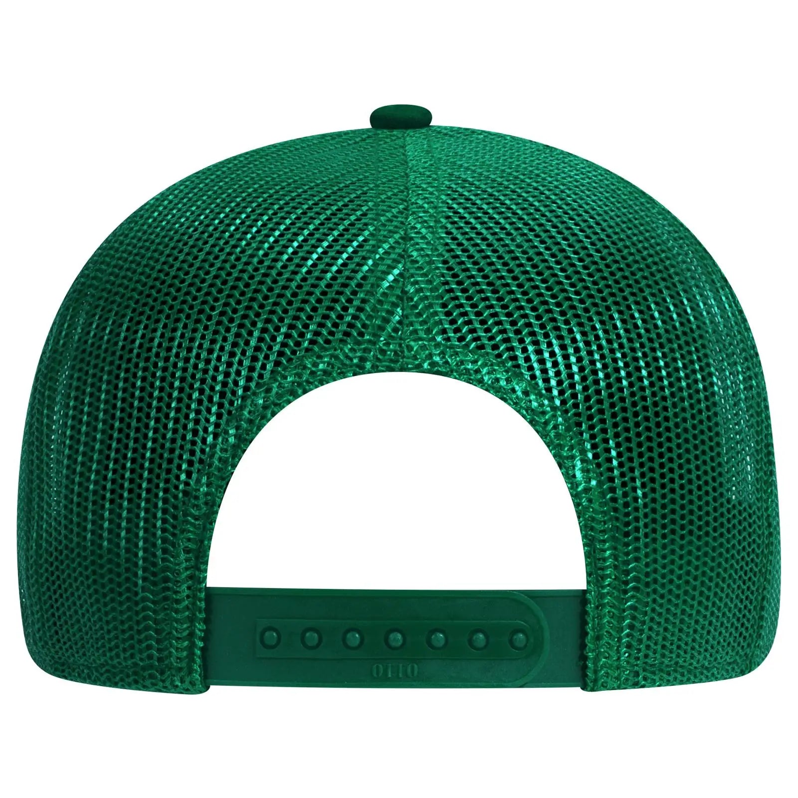 OTTO 83-1273 6 Panel Low Profile Mesh Back Trucker Cap - Dk. Green - Dk. Green / 6 1/2’’ - 7 5/8’’