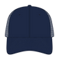 OTTO 83-1273 6 Panel Low Profile Mesh Back Trucker Cap - Navy - Navy / 6 1/2’’ - 7 5/8’’