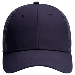 OTTO 83-1273 6 Panel Low Profile Mesh Back Trucker Cap - Navy - Navy / 6 1/2’’ - 7 5/8’’