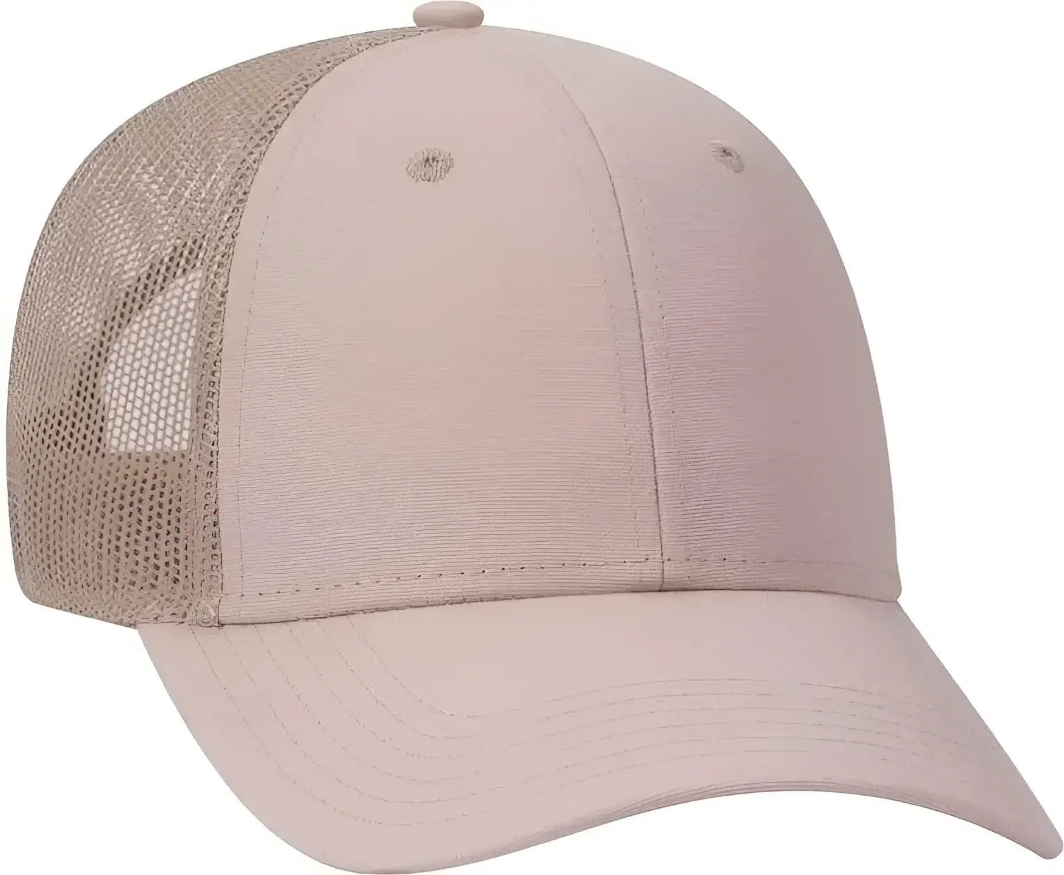 OTTO 83 1273 Cotton Canvas Mesh Back Low Profile Baseball Cap Khaki Khaki / One Size Fits Most