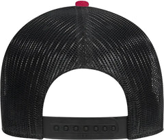 OTTO 83-1279 6 Panel Low Profile Mesh Back Trucker Hat - Charcoal Charcoal Black - Dark Gray Black / One Size Fits Most
