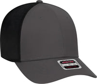 OTTO 83-1279 6 Panel Low Profile Mesh Back Trucker Hat - Charcoal Charcoal Black - Dark Gray Black / One Size Fits Most