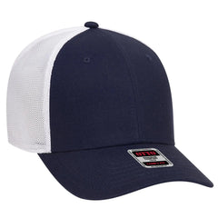 OTTO 83-1299 ’OTTO Comfy Fit’ 6 Panel Low Profile Mesh Back Trucker Cap - Nvy/Nvy/Wht - Nvy/Nvy/Wht / 6 1/2’’ - 7 5/8’’