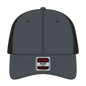 OTTO 83-1299 ’OTTO Comfy Fit’ 6 Panel Low Profile Mesh Back Trucker Cap - Ch.Gry/Ch.Gry/Blk - Ch.Gry/Ch.Gry/Blk / 6