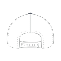 OTTO 83-1299 ’OTTO Comfy Fit’ 6 Panel Low Profile Mesh Back Trucker Cap - Nvy/Wht - Nvy/Wht / 6 1/2’’ - 7 5/8’’