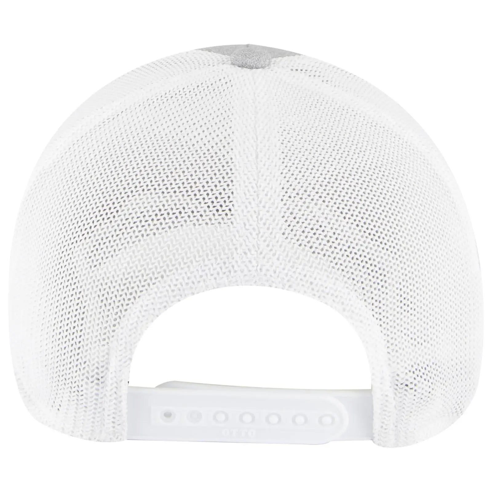 OTTO 83-1299 ’OTTO Comfy Fit’ 6 Panel Low Profile Mesh Back Trucker Cap - HeatherGray/HeatherGray/White