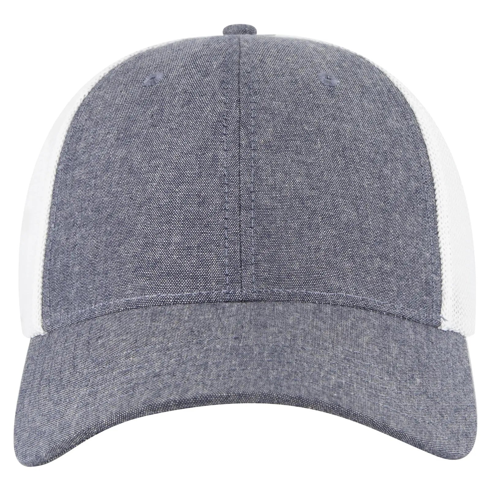 OTTO 83-1299 ’OTTO Comfy Fit’ 6 Panel Low Profile Mesh Back Trucker Cap - Nvy/Wht - Nvy/Wht / 6 1/2’’ - 7 5/8’’