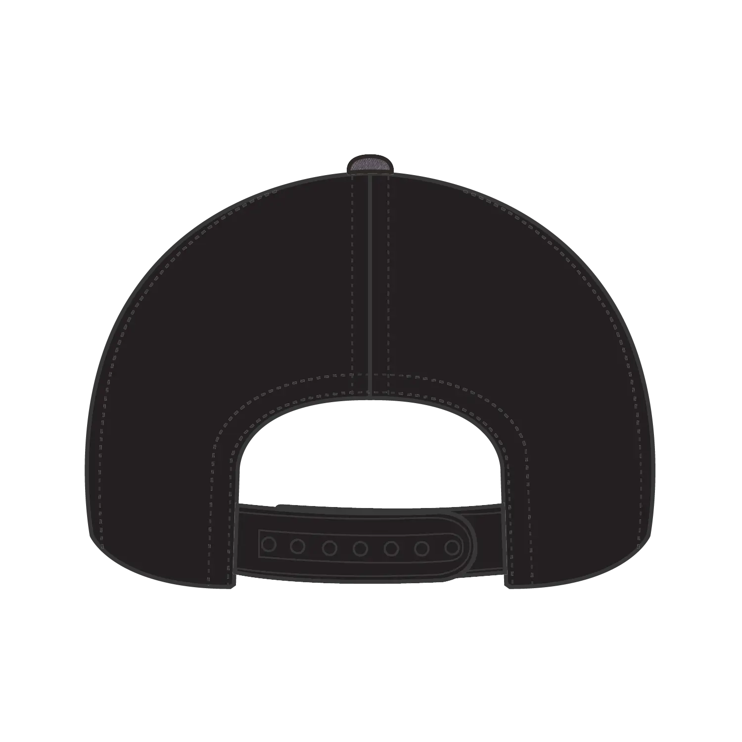 OTTO 83-1299 ’OTTO Comfy Fit’ 6 Panel Low Profile Mesh Back Trucker Cap - Hth.Blk/Hth.Blk/Blk - Hth.Blk/Hth.Blk/Blk / 6